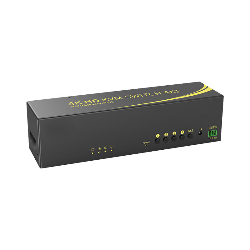 深工SG DH41 4進2出4K DP+HDMI雙通道KVM切換器